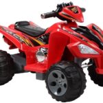 Medium Quad raudonas – elektrinis keturratis vaikams