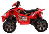 Medium Quad raudonas – elektrinis keturratis vaikams
