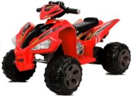 Medium Quad raudonas – elektrinis keturratis vaikams