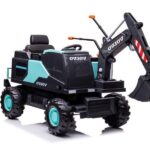 Mėlynas elektrinis ekskavatorius Volvo DK‑VE888 vaikams