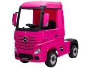 Mercedes Actros HL358 4×4 – rožinis elektrinis sunkvežimis vaikams