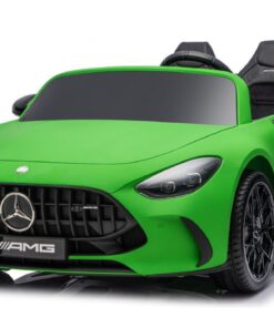 Mercedes GT63 AMG DK‑GT63 – 24V 10Ah – 2×320W „Mute Motor“ – Matinė žalia
