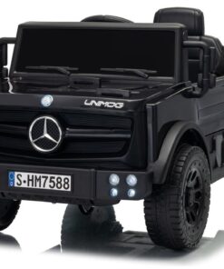 Mercedes Unimog 6V juodas elektromobilis