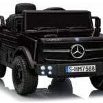 Mercedes Unimog 6V juodas elektromobilis