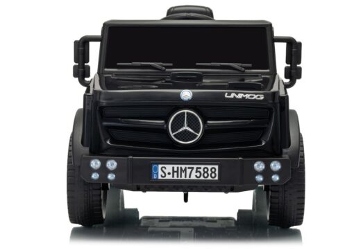 Mercedes Unimog 6V juodas elektromobilis