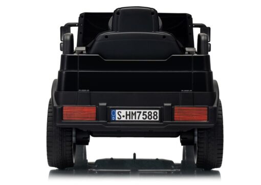 Mercedes Unimog 6V juodas elektromobilis