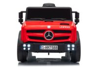 Mercedes Unimog 6V raudonas elektromobilis