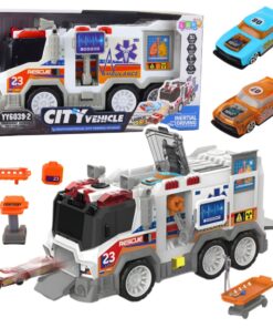 Miesto greitosios pagalbos automobilis su garsais