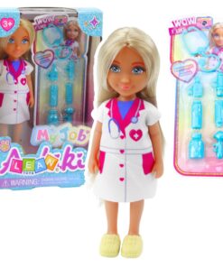 Mini gydytojos lėlė su priedais