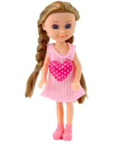 Mini lėlė su kačiukais ir vežimėliu