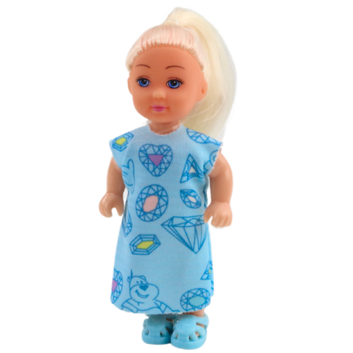 Mini lėlė su saldžiais aksesuarais