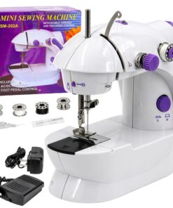 Mini siuvimo mašina su LED ir priedais