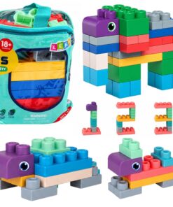 Minkštos sensorinės edukacinės kaladėlės vaikams