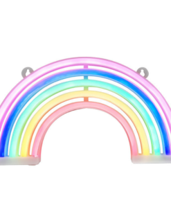 Neoninė vaivorykštės LED lempa USB