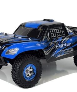 Nuotoliniu būdu valdomas bekelės automobilis FY‑01 4×4 Pick‑Up – mėlynas