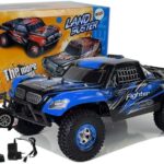 Nuotoliniu būdu valdomas bekelės automobilis FY‑01 4×4 Pick‑Up – mėlynas