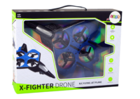 Nuotoliniu būdu valdomas mėlynas RC lėktuvas „Fighter“