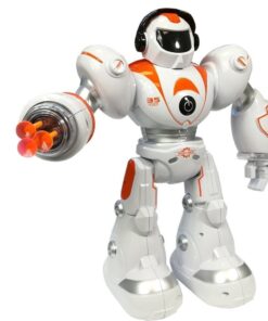 Nuotoliniu būdu valdomas robotas su šaudymo funkcija