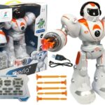 Nuotoliniu būdu valdomas robotas su šaudymo funkcija