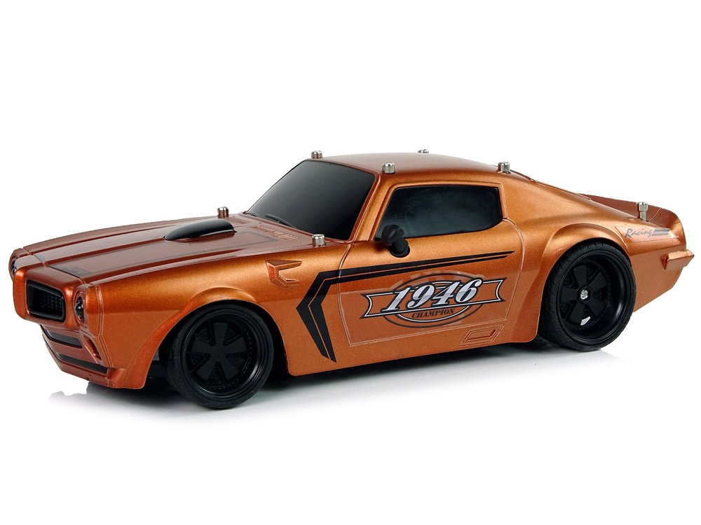 Nuotoliniu būdu valdomas sportinis automobilis 1:18 „Brown Champion Pilot“