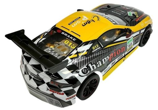 Nuotoliniu būdu valdomas sportinis automobilis 2.4 GHz – geltonas