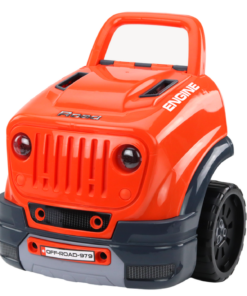 Oranžinis automobilio variklio išardymo rinkinys vaikams