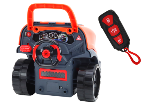 Oranžinis automobilio variklio išardymo rinkinys vaikams