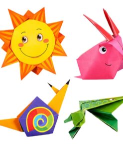 Origami rinkinys vaikams (100 lapų)