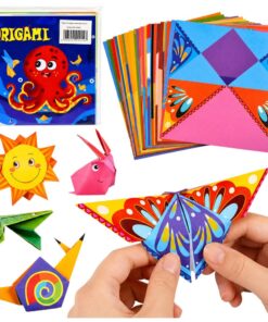 Origami rinkinys vaikams (100 lapų)