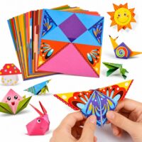 Origami rinkinys vaikams (100 lapų)