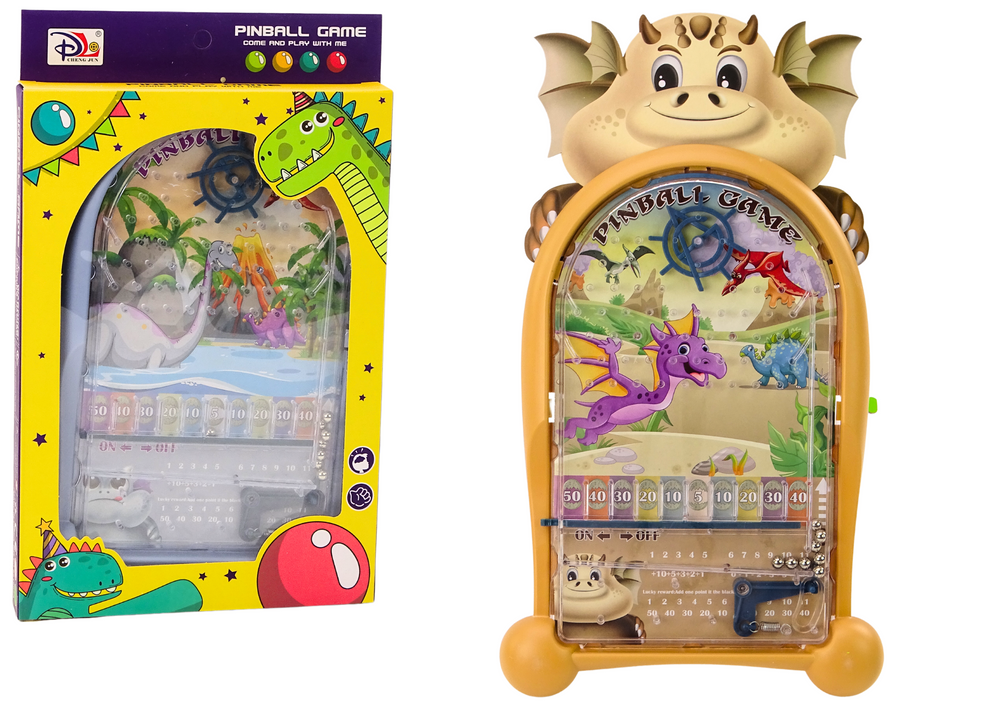 Pinball "Dinosaurs & Dragons" alusega - beež