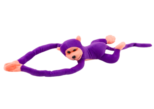 Pliušinė violetinė beždžionė su garsu