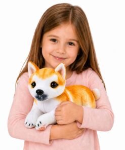 Pliušinis Shiba Inu šuniukas 25 cm
