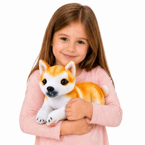 Pliušinis Shiba Inu šuniukas 25 cm