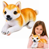 Pliušinis Shiba Inu šuniukas 25 cm