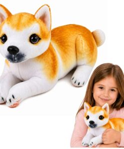 Pliušinis Shiba Inu šuniukas 25 cm