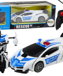 Policijos 2in1 RC robotas–automobilis