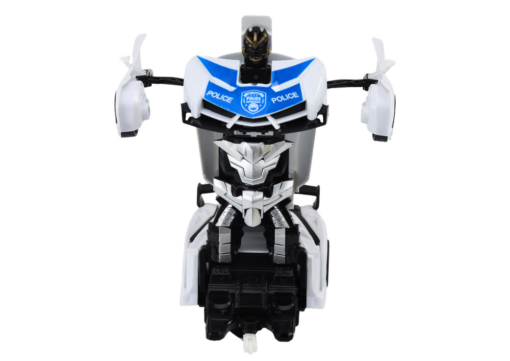Policijos 2in1 RC robotas–automobilis