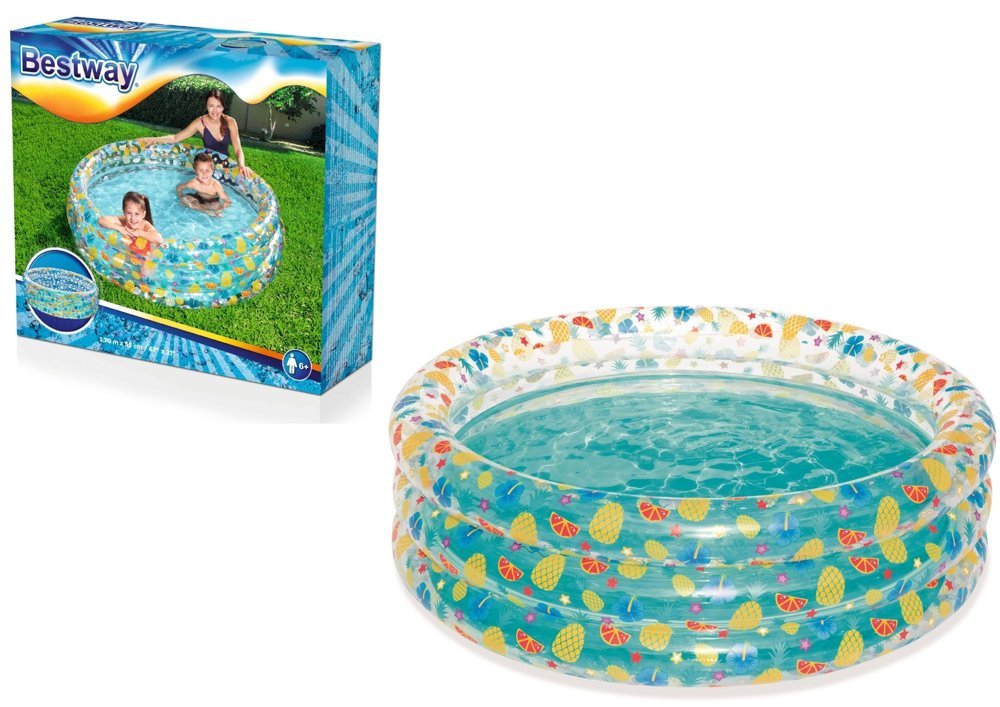 Pripučiamas vaikų baseinas Bestway 51048 „Fruit“ – 170 × 53 cm Pripučiamas vaikų baseinas Bestway 51048 „Fruit“ – 170 × 53 cm