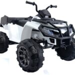 Quad BDM 0909 baltas – elektrinis keturratis vaikams