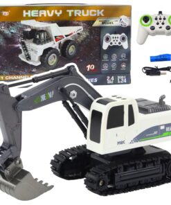 RC ekskavatorius 1:24 su šviesomis