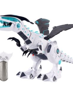RC robotas dinozauras su šviesomis ir garsais