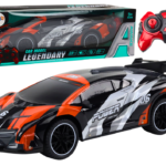 R/C sportinis automobilis 1:10 – pilkas ir oranžinis