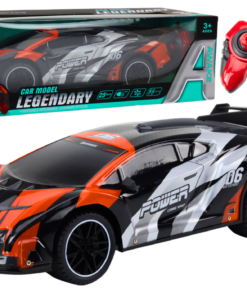 R/C sportinis automobilis 1:10 – pilkas ir oranžinis