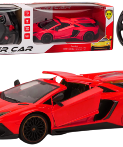 Raudonas 1:12 nuotolinio valdymo sportinis automobilis