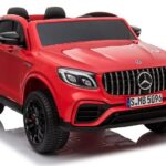 Raudonas Mercedes GLC 63S XMX608 elektromobilis vaikams