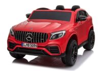 Raudonas Mercedes GLC 63S XMX608 elektromobilis vaikams