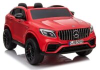 Raudonas Mercedes GLC 63S XMX608 elektromobilis vaikams