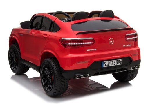 Raudonas Mercedes GLC 63S XMX608 elektromobilis vaikams