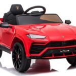 Raudonas elektrinis automobilis Lamborghini URUS vaikams